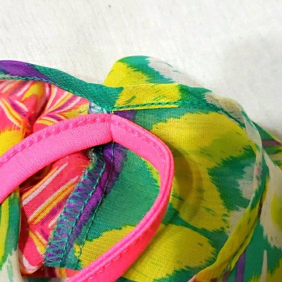 George Multi-Color Blouse with Tank Underneath - Picture 8 of 11